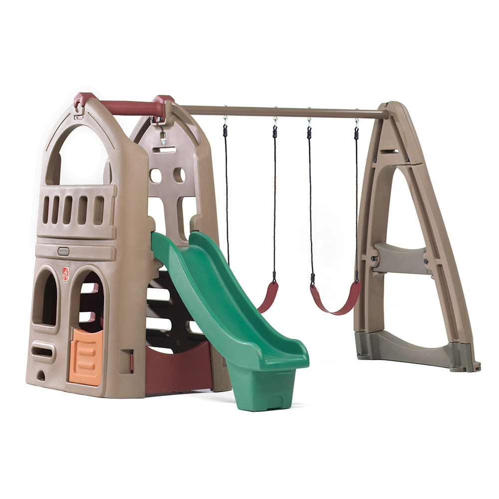 Naturally Playful® Playhouse Climber & Swing Extension