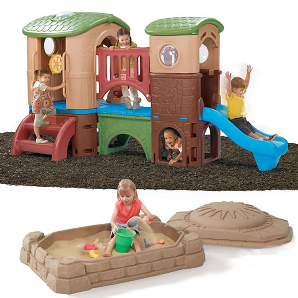 Clubhouse Climber & Sandbox Combo