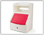 Lift & Hide Bookcase Storage Chest™ - Red