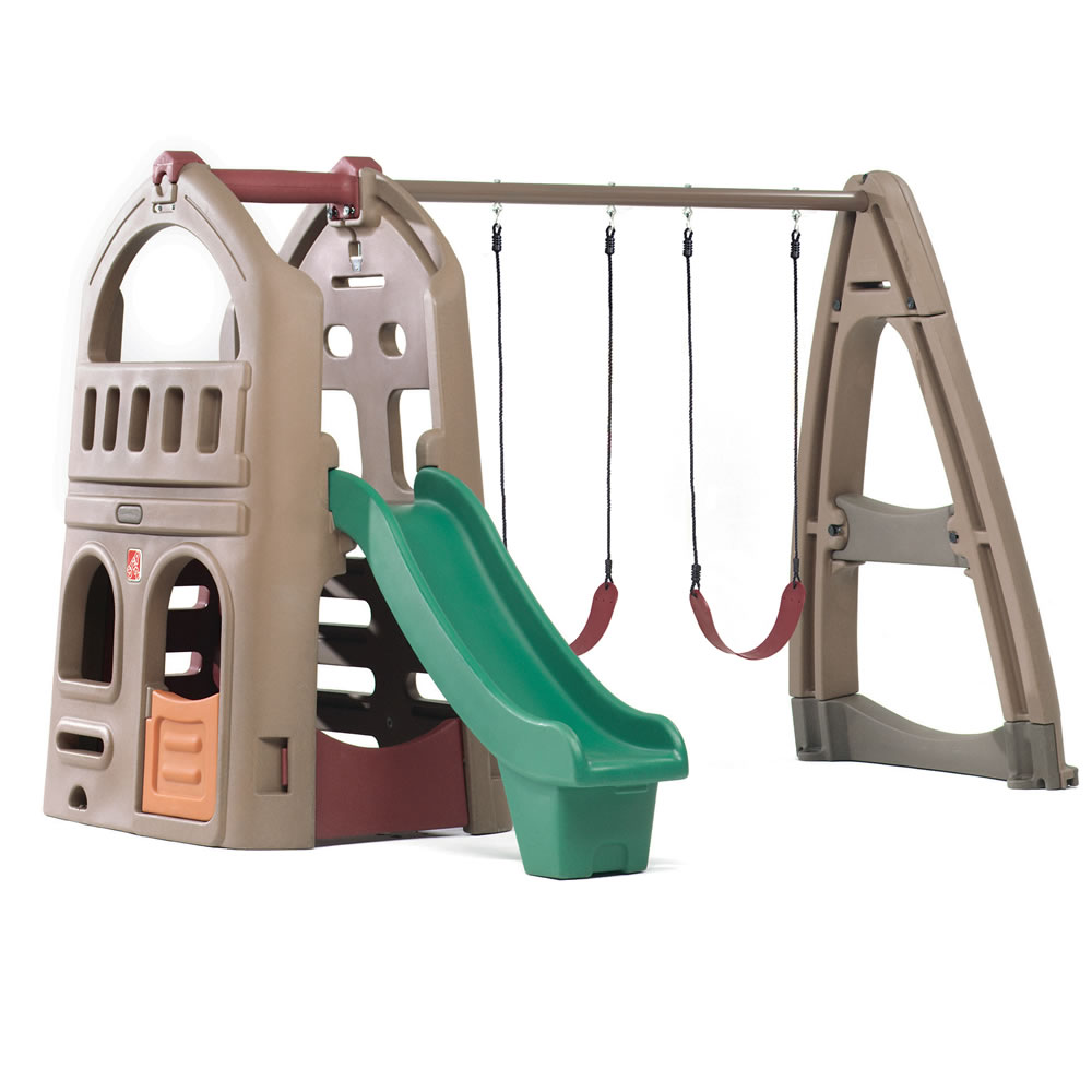 Naturally Playful® Playhouse Climber & Swing Extension