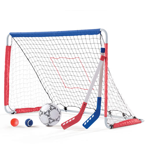 Kickback Soccer Goal & Pitch Back