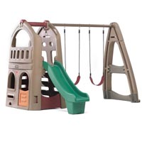 Naturally Playful® Playhouse Climber & Swing Extension