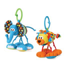 Click to View Product Details for Rattling Jittery Pal - Elephant/Lion