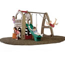 Click to View Product Details for Naturally Playful® Playhouse Climber & Swing Extension