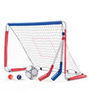 Click to View Product Details for Kickback Soccer Goal & Pitch Back