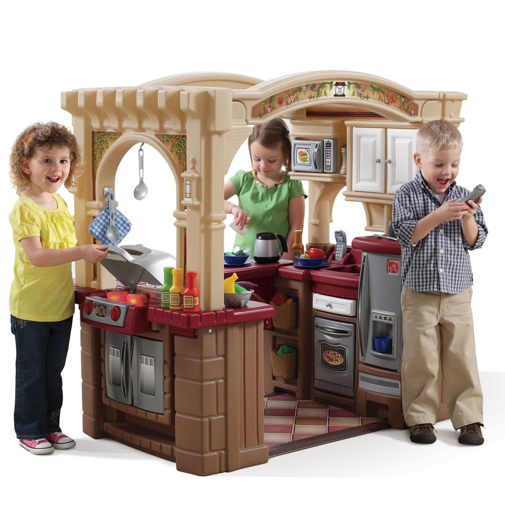 Grand WalkIn Kitchen amp; Grill  Kids Play Kitchen  Step2