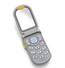 Click to View Product Details for Flip & Peek Fun Phone - Gray