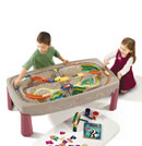 Click to View Product Details for Deluxe Canyon Road Train & Track Table