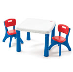 Click to View Product Details for Table & Chairs Set - Primary Colors