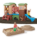 Click to View Product Details for Clubhouse Climber & Sandbox Combo