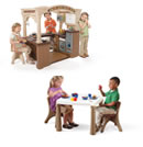 Click to View Product Details for Grand Walk-In Kitchen and Table Set