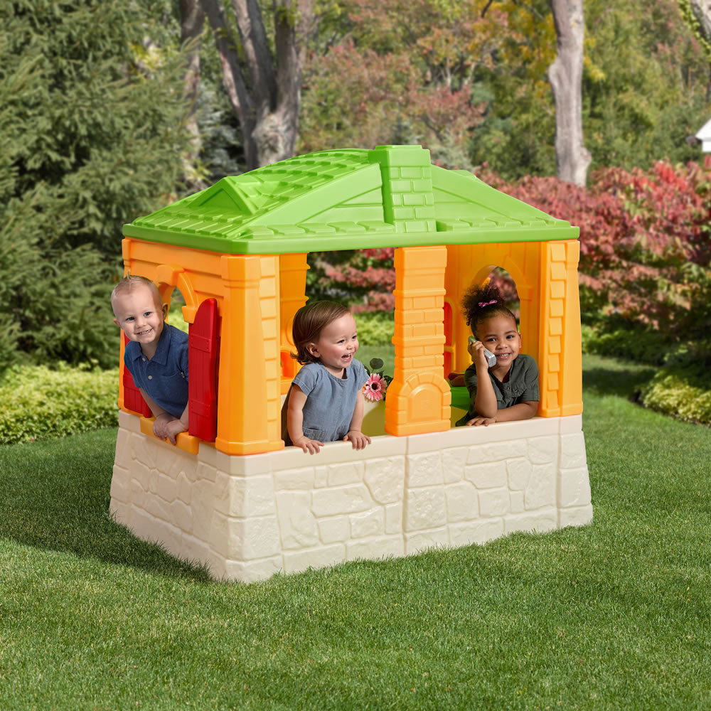 Neat & Tidy Cottage Active Brights Kids Playhouse Step2