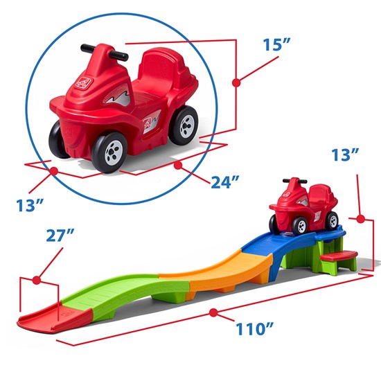 Up Down Roller Coaster Rapid Ride Hide Step2 Up Down Roller Coaster Rapid Ride Hide Step2