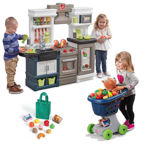 non toxic kitchen play set