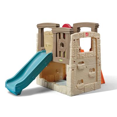 Step2 Naturally Playful Woodland Climber - Kids Durable Plastic Slides and Climbers, Multicolor