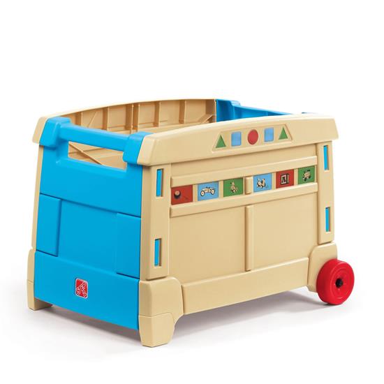 step2 toy box with shelf