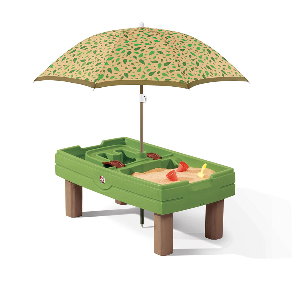 sand & water table with umbrella