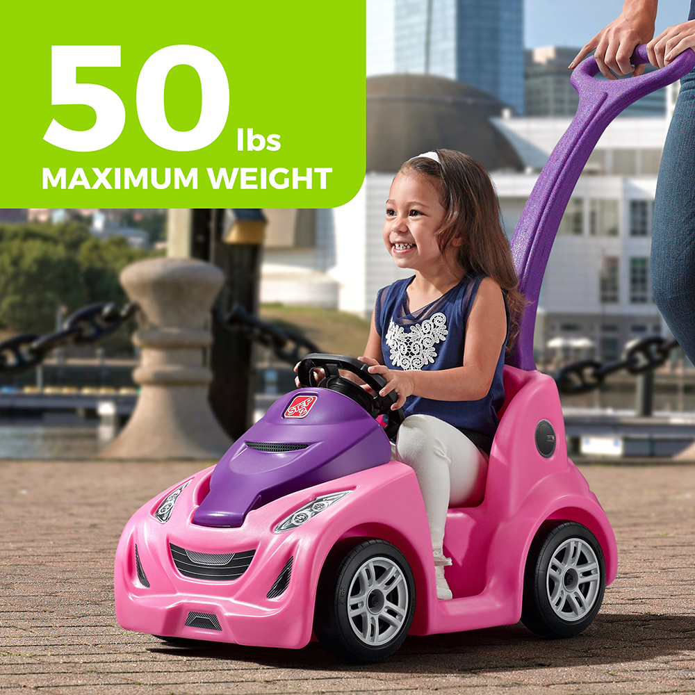 pink push car for toddlers