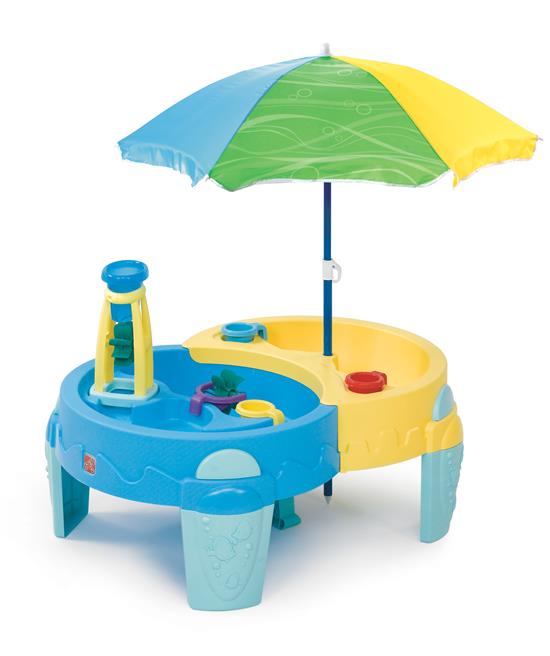 play day sand and water table with fish pond