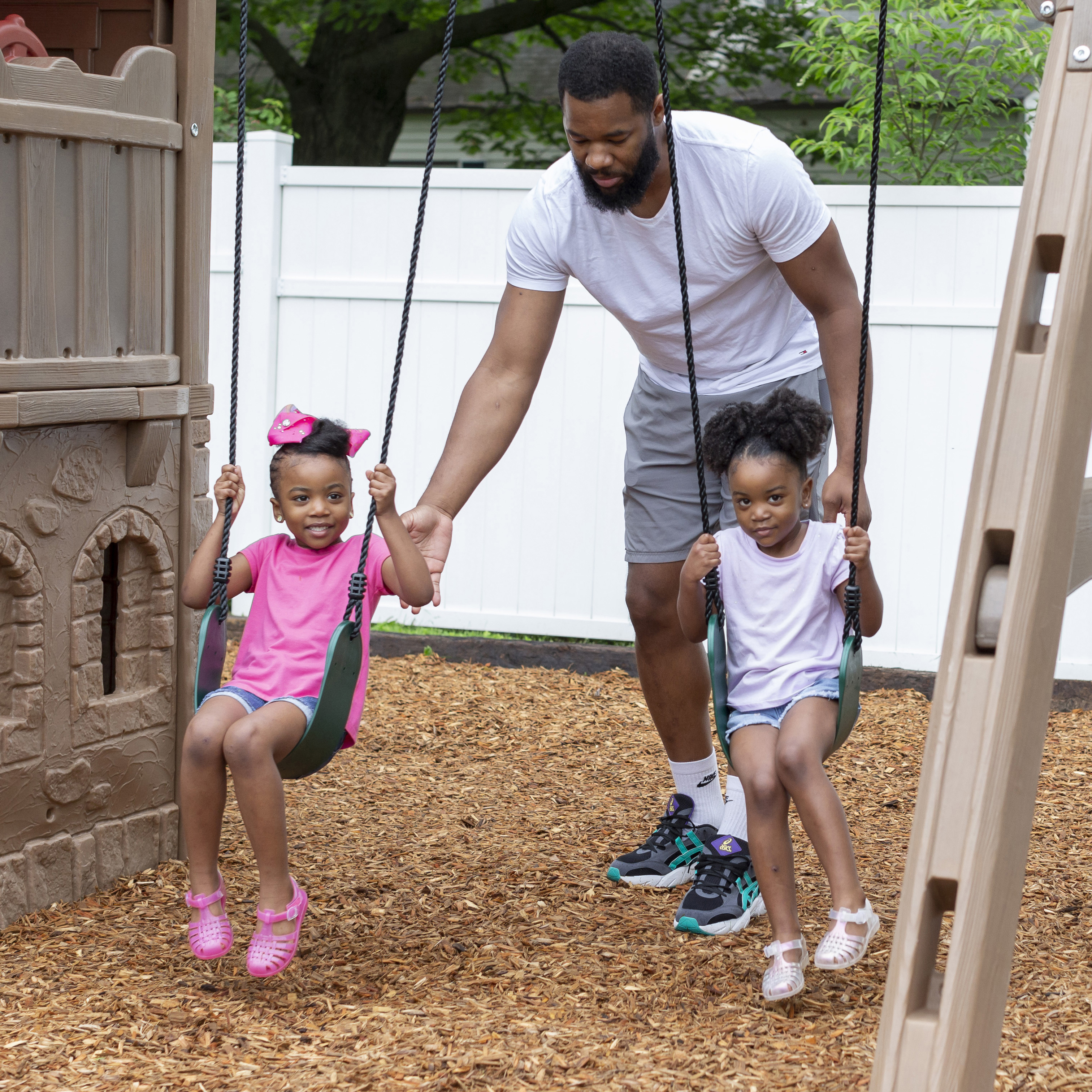 step2 naturally playful swing set