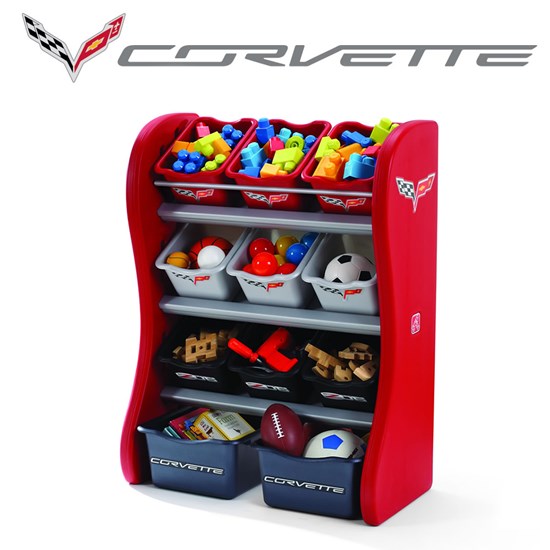 Corvette Room Organizer Kids Toy Storage Step2