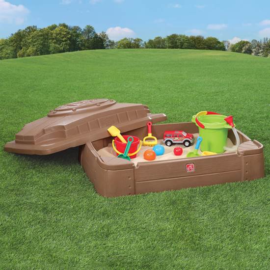 Play & Store Sandbox Kids Sand & Water Play Step2