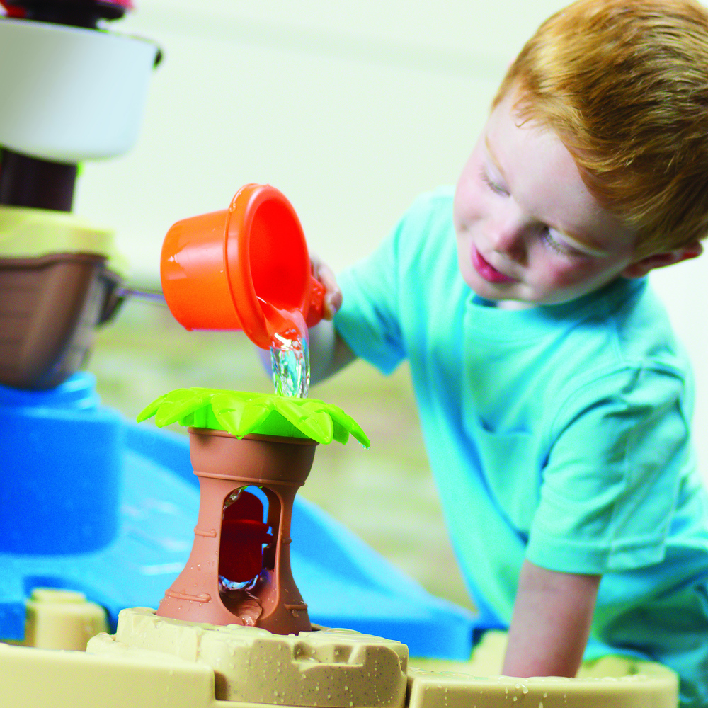 sail away adventure sand and water table