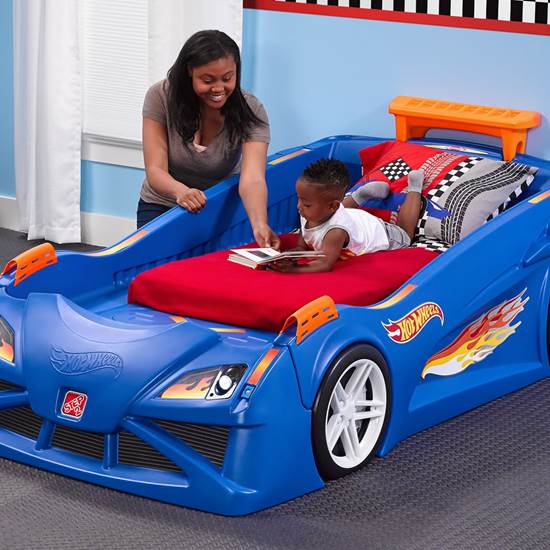 Hot Wheels Toddler To Twin Race Car Bed Kids Bed Step2