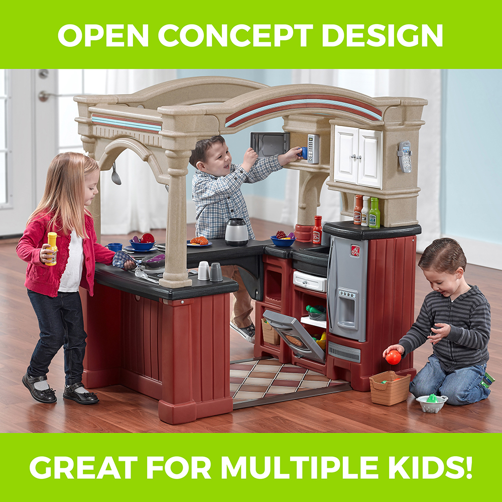 Grand Walk In Kitchen Kids Play Kitchen Step2