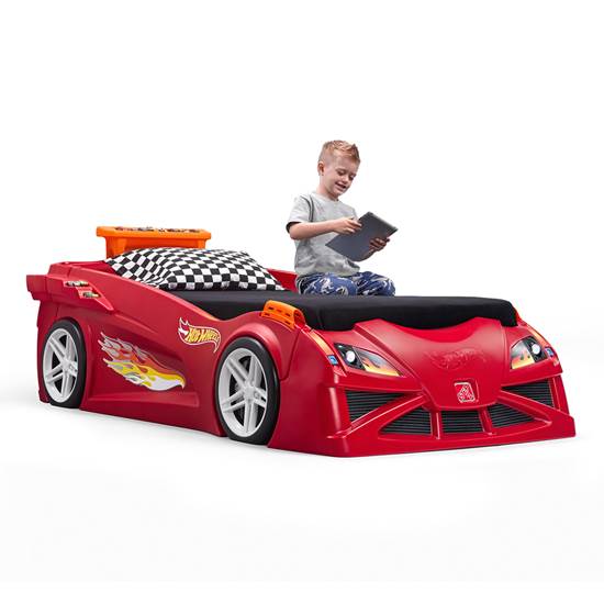 Hot Wheels Toddler To Twin Race Car Bed Red Kids Bed Step2