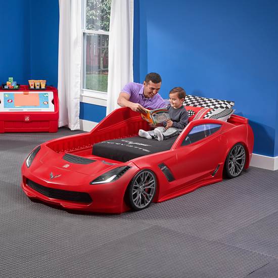 Corvette Z06 Toddler To Twin Bed Kids Bed Step2