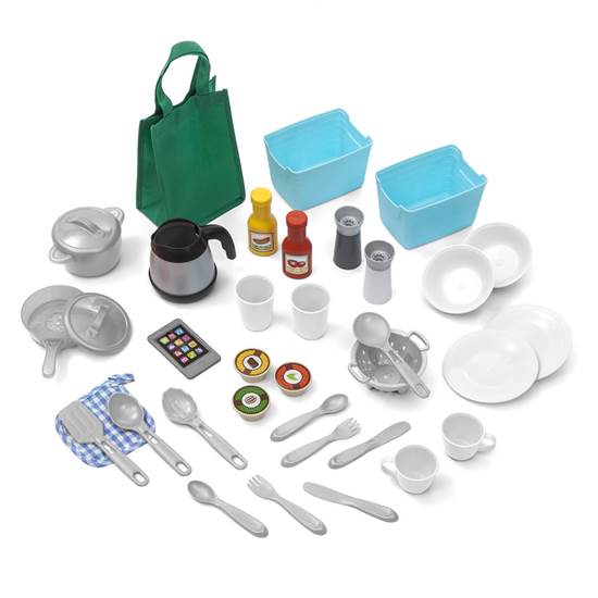 Great Gourmet Kitchen Pink Kids Play Kitchen Step2