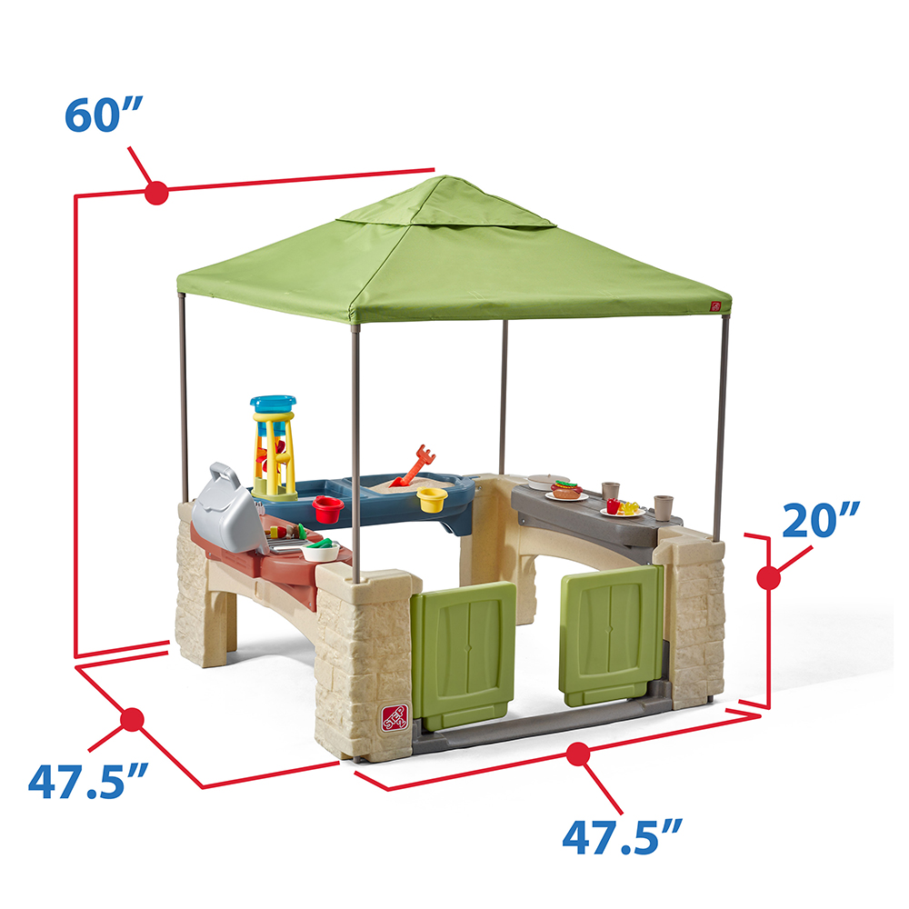 step 2 canopy patio playset